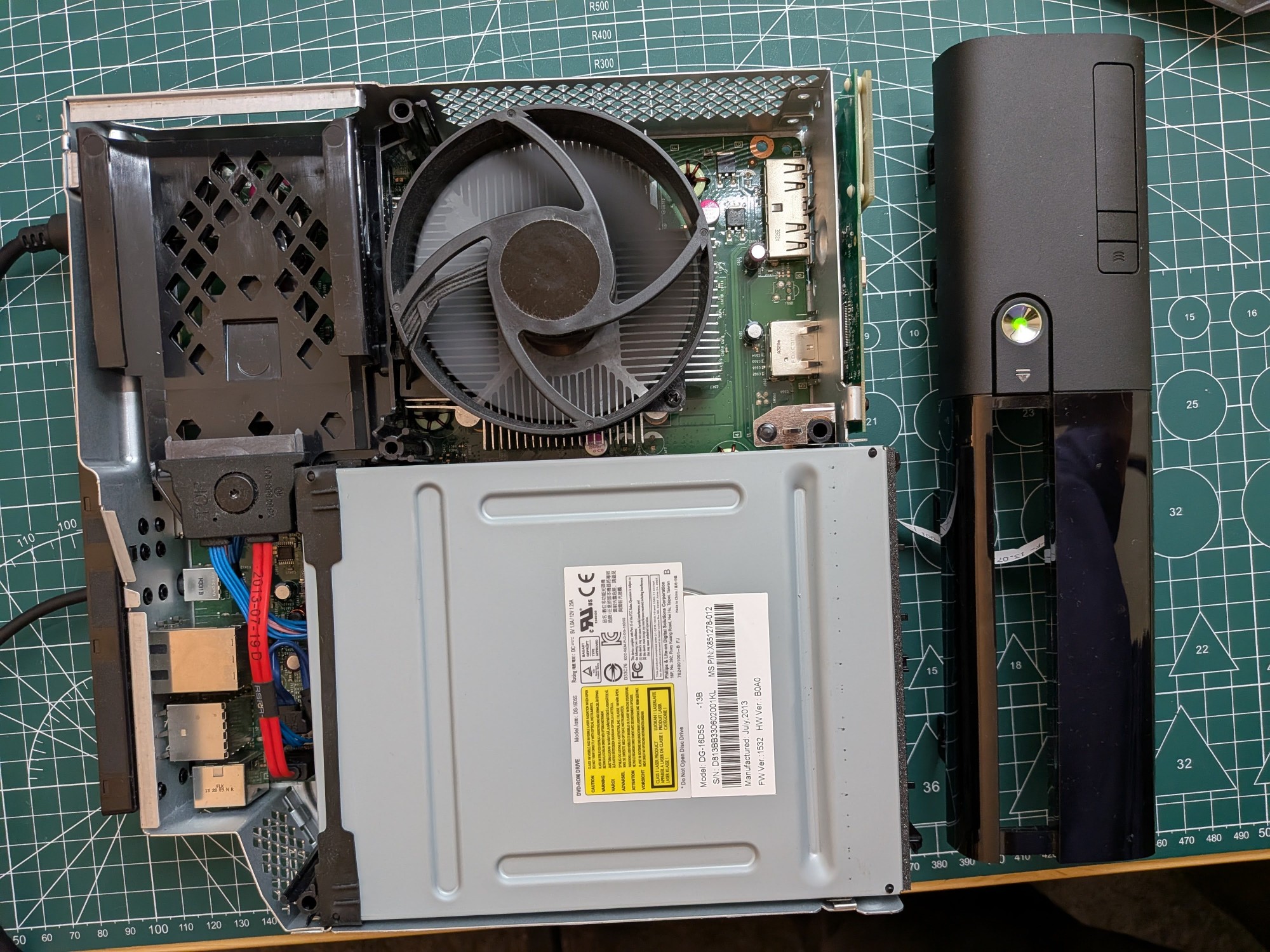 the partially-reassembled 360